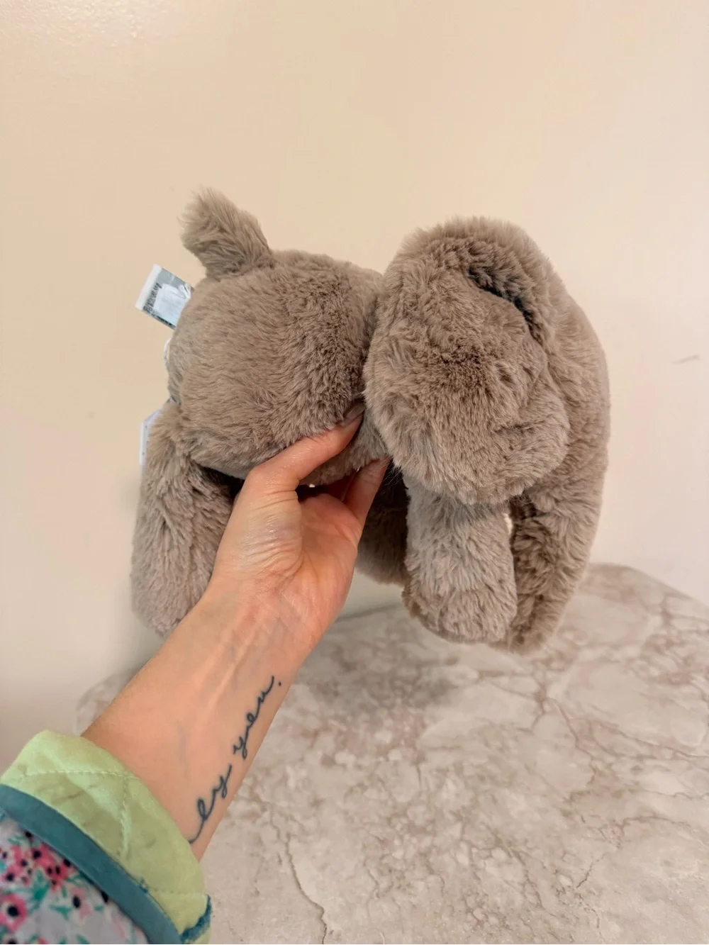 Jellycat medium smudge elephant
